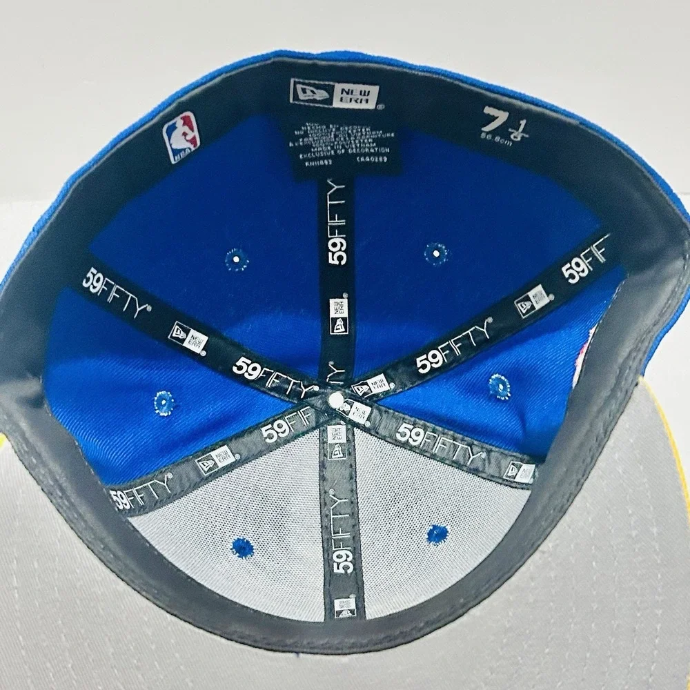 New‎ Era Philadelphia 76ers Blue 2-Tone 59FIFTY Fitted Hat Cap 7 1/8 NBA